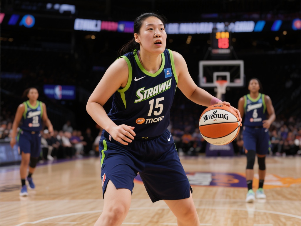 WNBA季前赛:李月汝首秀闪耀 风暴轻取水星 李月汝,这位来自中国的篮球新星,在WNB